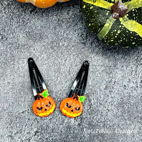 楽天市場】ハロウィンパーツパッチンピン(1つ) Halloween ハローウィン