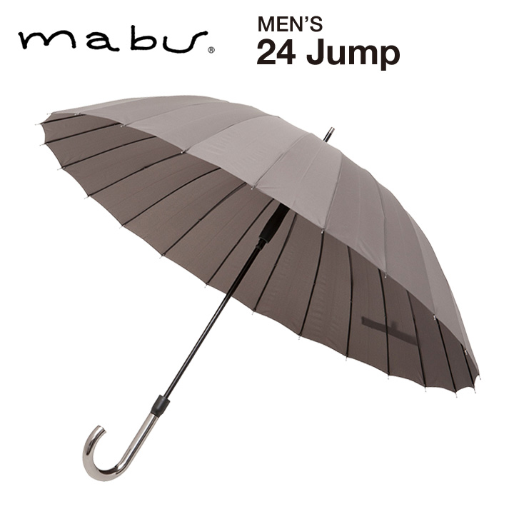 【mabu】メンズ傘 24本骨ジャンプ傘 丈夫な傘 超撥水傘 マブ