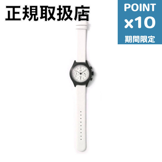 期間限定P10倍【VAGUE WATCH CO. / ヴァーグウォッチカンパニー】 2EYES クロノグラフ WHITE|nouvelle