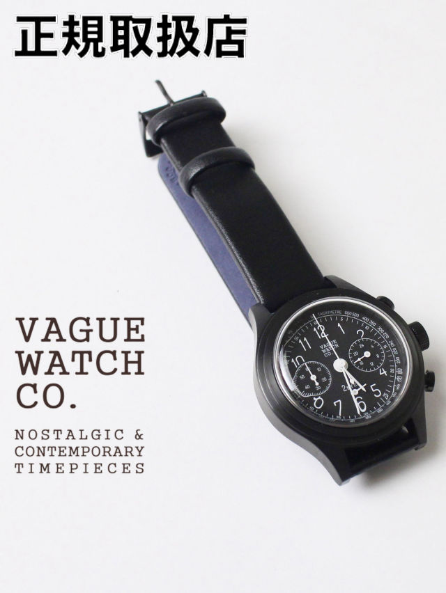 【VAGUE WATCH CO. / ヴァーグウォッチカンパニー】 2EYES クロノグラフ BLACK 「松本潤 ドラマ99.9着用モデル」 | クオーツ式 腕時計
