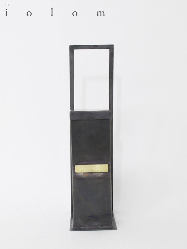 【iolom / イオロム】 花器キャンドル - VASE WITH BAR SQUARE TYPE キャンドル