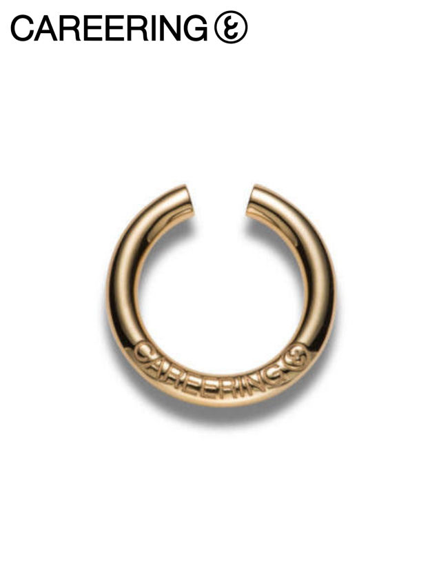 新品Careering EAR CUFF  キャリアリング　イヤーカフ　ゴールド 楽天市場】【CAREERING / キャリアリング】 【片耳用
