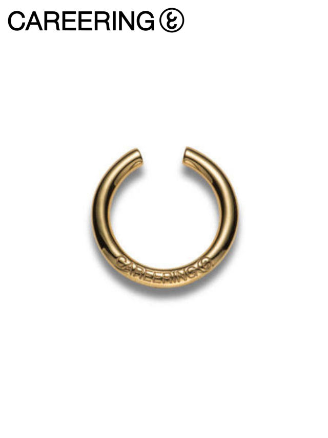 定価25300円  CAREERING HF001 シルバー ピアス CAREERING - 【片耳用】藤原ヒロシ コラボ ピアス HF 001