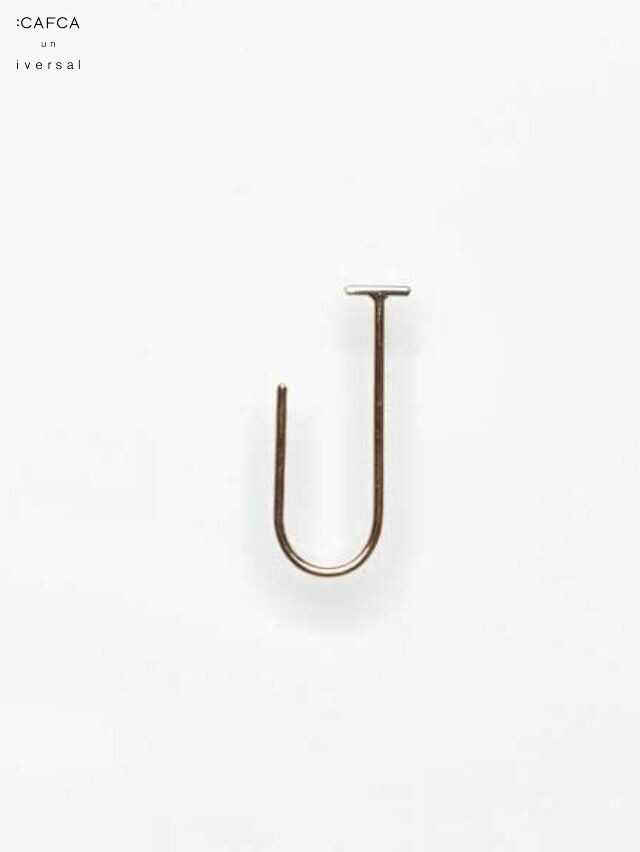 期間限定P5倍 レターイヤリング - 26 letters J