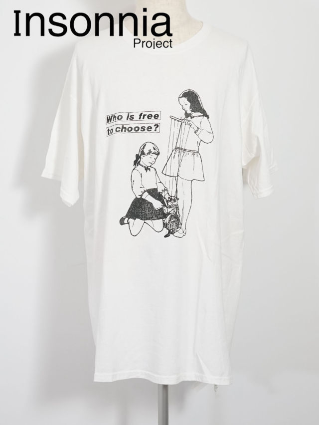 【Insonnia Projects / インソニアプロジェクト】 RATMコラボカットソー - RATM FREE TO CHOOSE TEE - WHITE