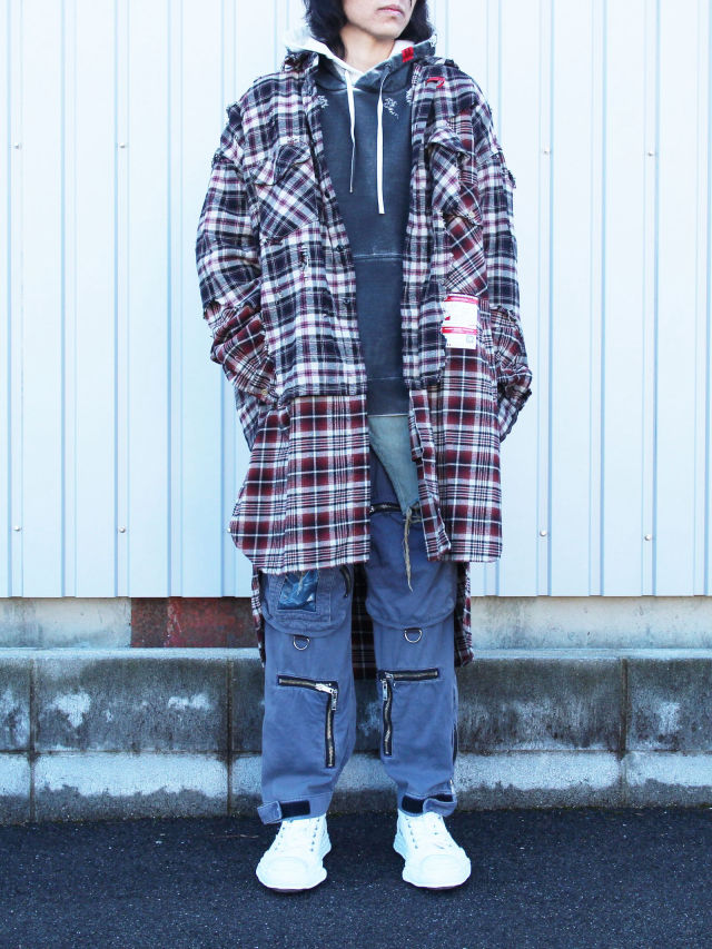 Maison Mihara Yasuhiro メゾン ミハラヤスヒロ ブロークンレイヤーシャツ Broken Layer Long Shirt Rvcconst Com