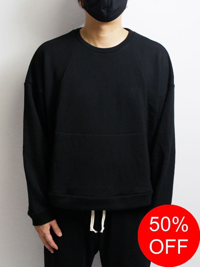 【SALE】【individual sentiments / インディビジュアルセンチメンツ】 プルオーバースウェット - C02T-BLACK