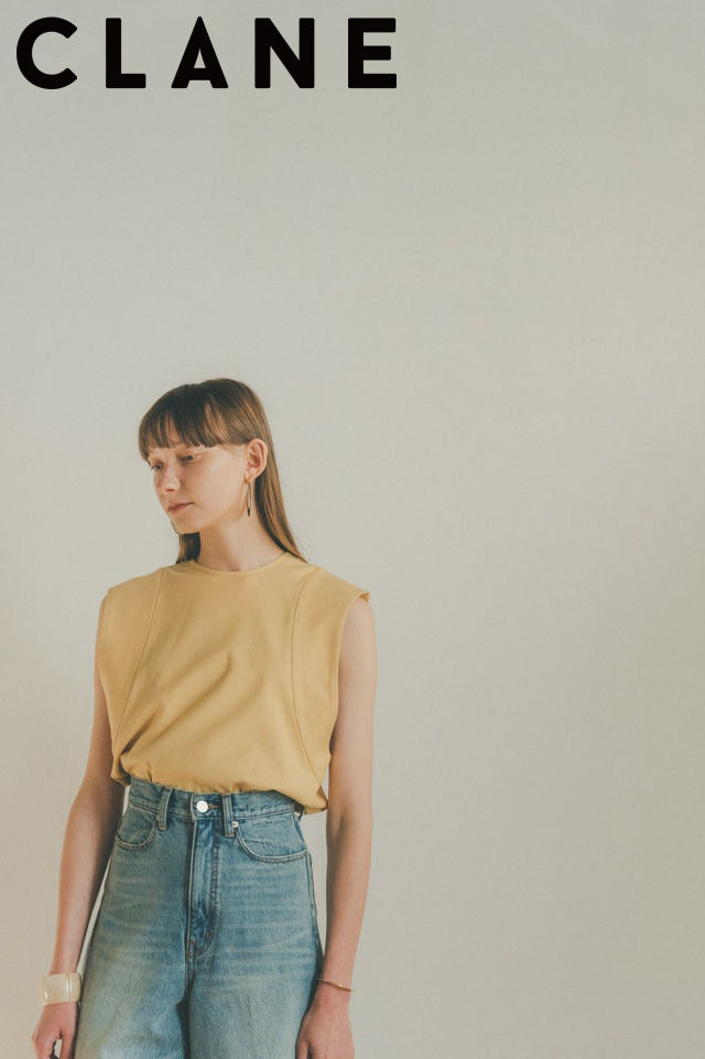 トップス clane TULLE FLOCKY LADY TOPS CLANE（クラネ）の「TULLE FLOCKY LADY TOPS（その他トップス
