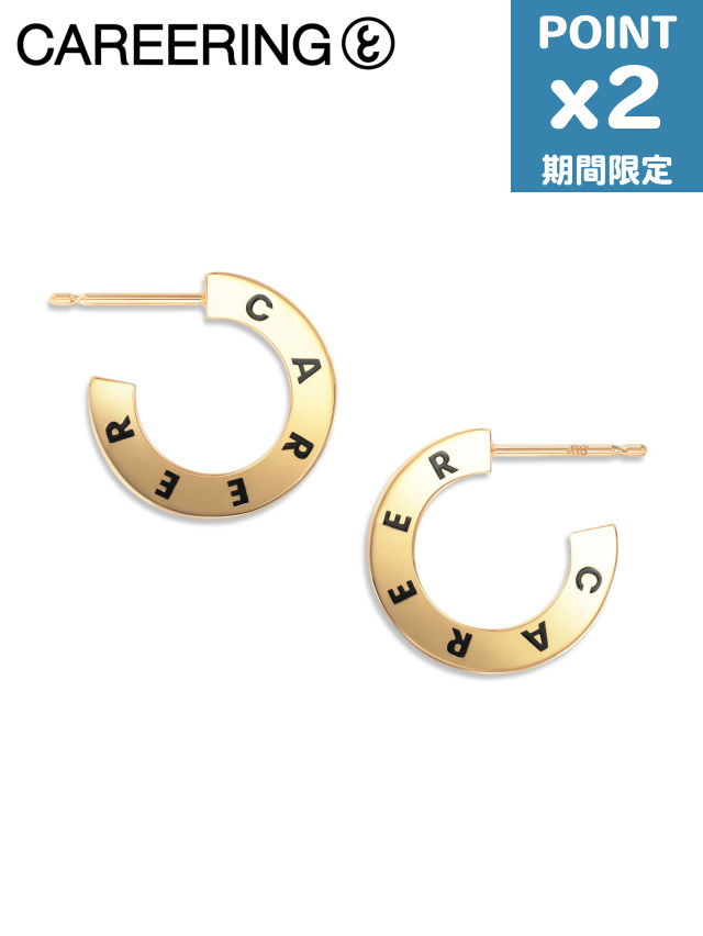 CAREERING CHANSON【R501】ゴールド　16日午前まで出品 CAREERING - 【両耳用】 ピアス- CHANSON R501（YW） | ADDICT