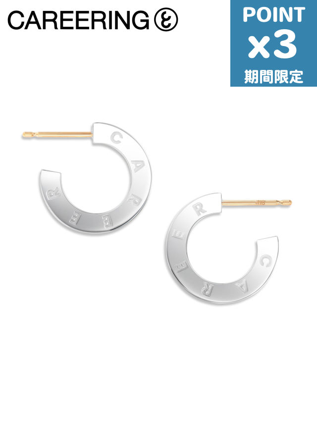 CAREERING PLACEBO 101 シルバー ピアス(両耳用) CAREERING - 【両耳用】プラシーボピアス PLACEBO 101(SV