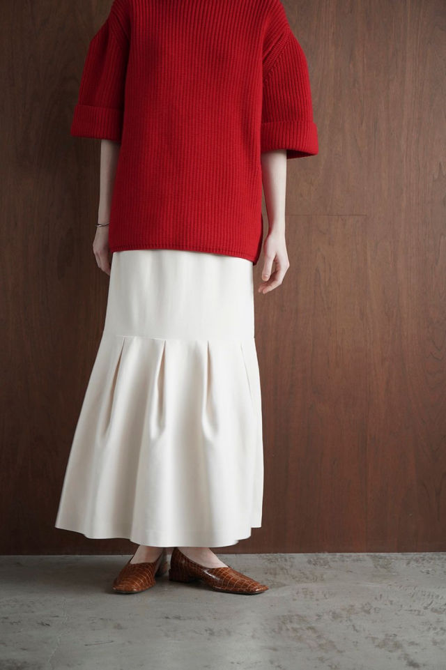 RANDOM TUCK HEM SKIRT スカート ロングスカート www.batradiecast.com