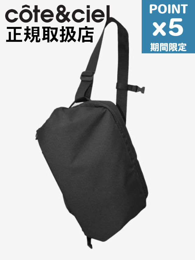 cote&ciel Riss ECO YARN Black メッセンジャーバッグ cote&ciel - Riss ECO YARN Black Melange | JAPAN LIMITED