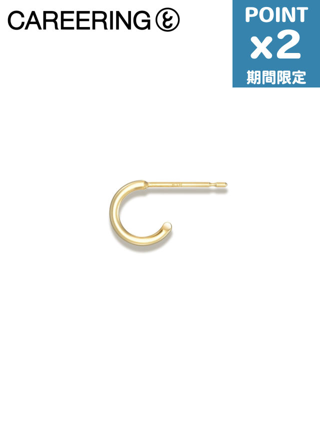 CAREERING キャリアリング　ゴールド　ピアス CAREERING - 【片耳用】 藤原ヒロシコラボピアス - HF 001(GD18K