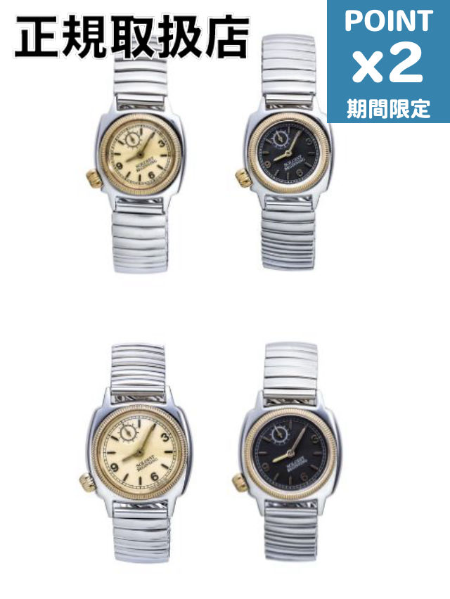 希少❗️ヴァーグウォッチ　蛇腹　腕時計　電池切れ　シルバー　ブラック VAGUE WATCH CO. - ヴァーグウォッチ 【正規通販 | 腕時計】Addict