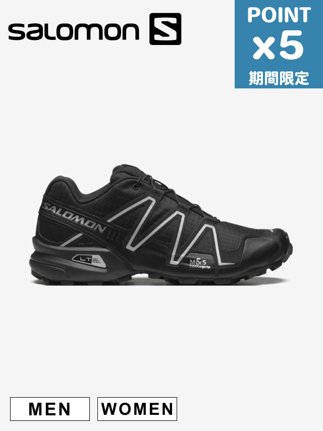 【正規品】期間限定P5倍【SALOMON / サロモン】 SPEED CROSS 3 （スピードクロススリー） スニーカー - BLACK / FTW SILVER / BLACK｜nouvelle