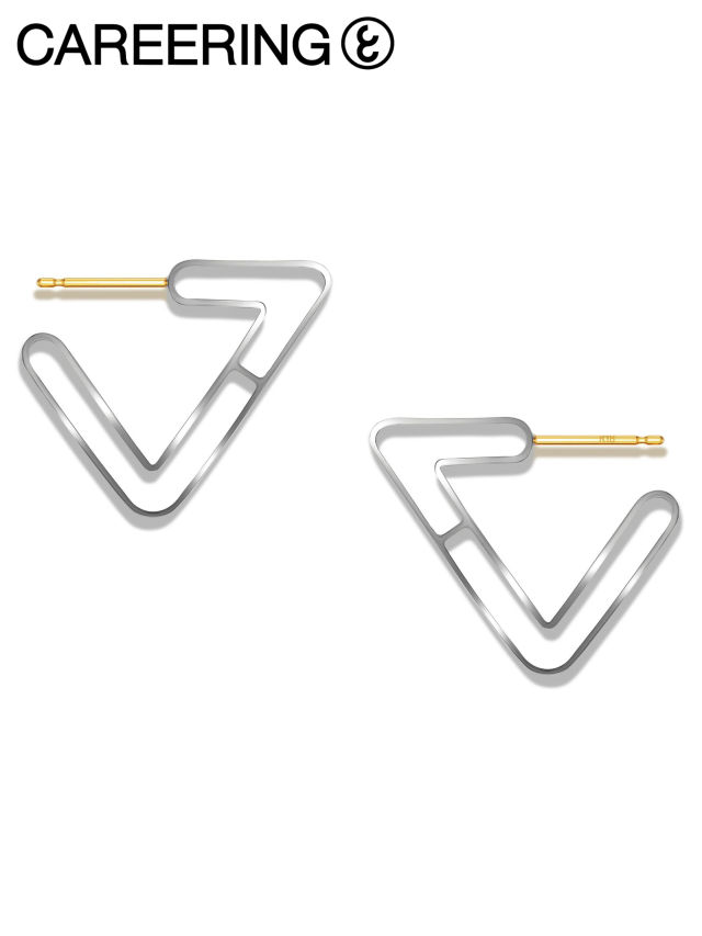 CAREERING キャリアリング　シルバー ピアス 2個セット CAREERING キャリアリング シルバー ピアス 2個セット 楽天市場