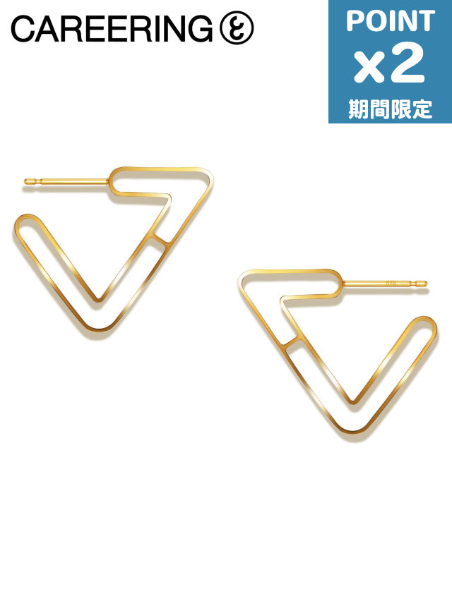 CAREERING FRAME T 701 YELLOW - トライアングル CAREERING - 【両耳用】 FRAME T 701 YELLOW - トライアングル