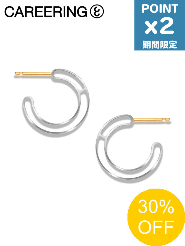 楽天市場】【CAREERING / キャリアリング】 【両耳用】TRIANGLE 301