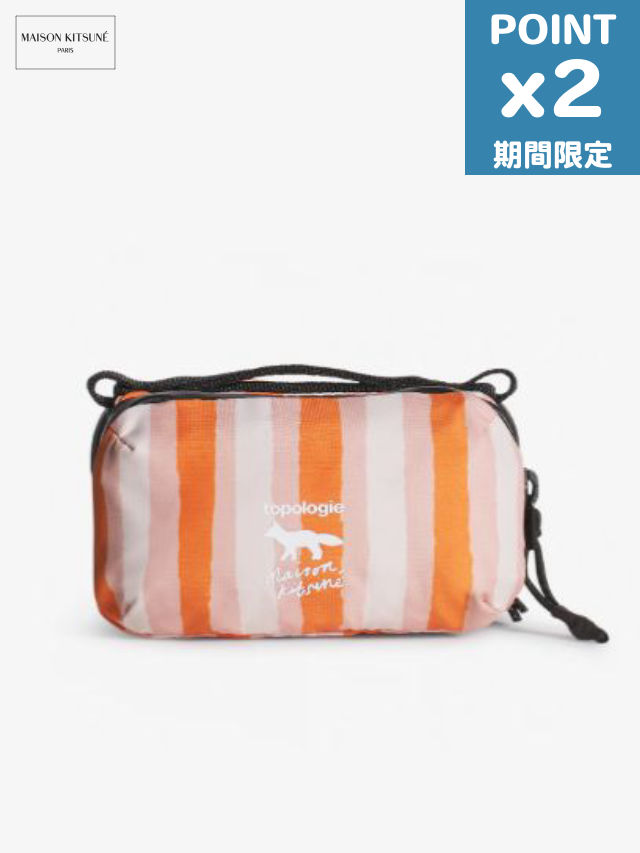 TM メゾンキツネ　トポロジー　コラボ　ボトル　サコッシュ　ストラップ Maison Kitsuné x Topologie Bottle Sacoche – Topologie