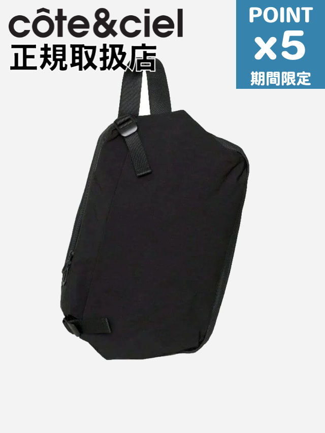 Cote&Ciel Riss Smooth Black スリングバッグ Riss Smooth Black côte&ciel Official