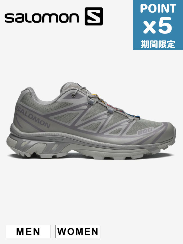 【正規品】期間限定P5倍【SALOMON / サロモン】 XT-6 - ユニセックス スポーツスタイル スニーカー - Ghost Gray / Ghost Gray / Gray Flannel 21,450円