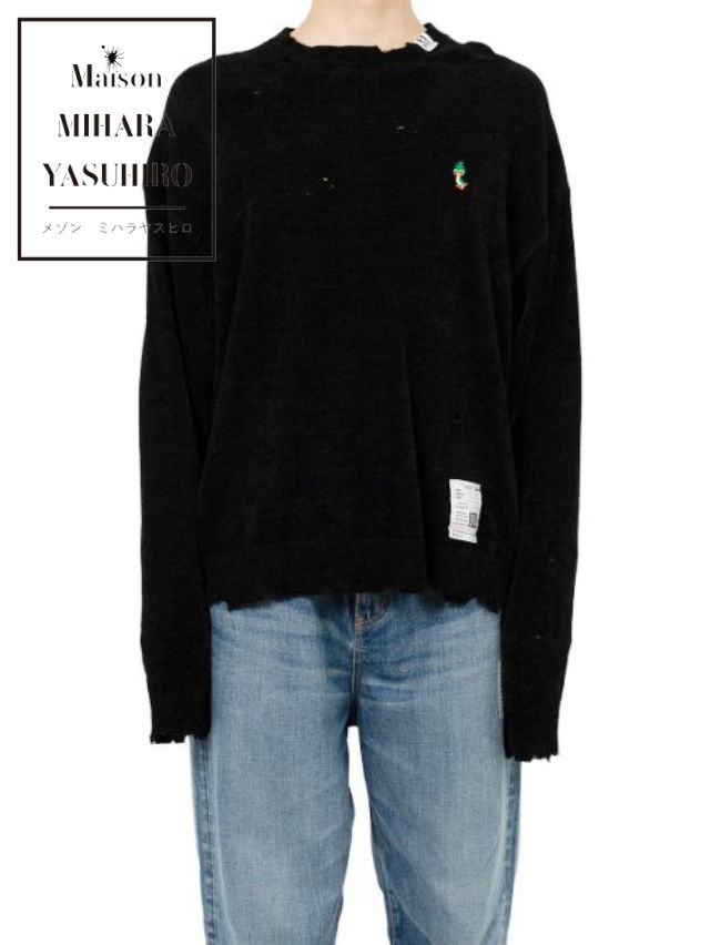 楽天市場】MAISON MIHARA YASUHIRO 23aw Mohair Pullover Knit Size-44