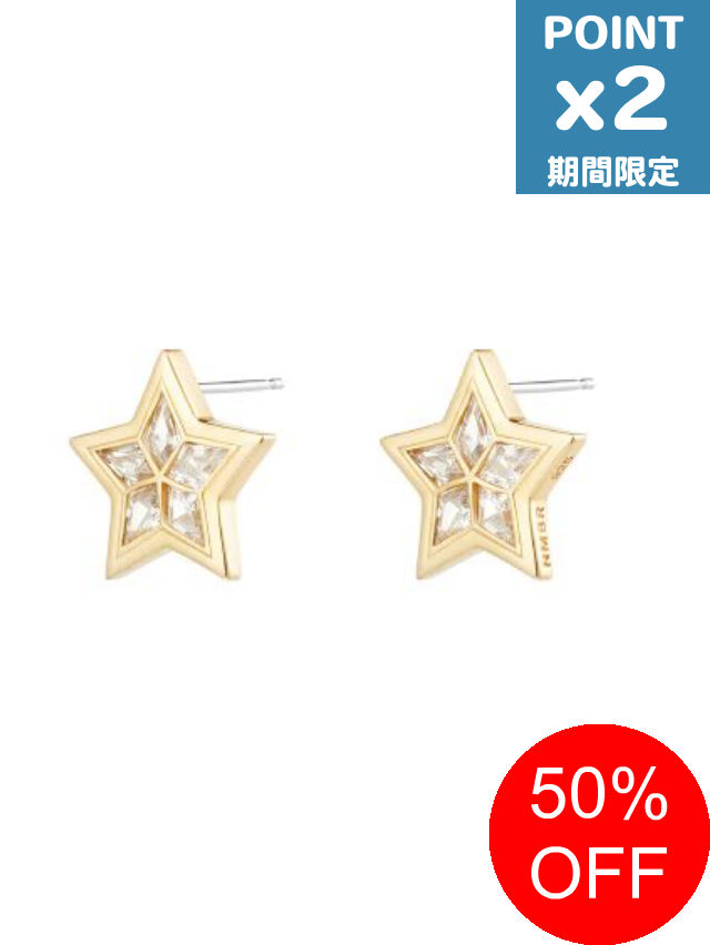 【SALE】継続期間押さえるP2倍【NUMBERING / ナンバリング】 【両耳用】 Brilliant Star Earring （GOLD) - はやりっ児ピアス【韓国・宝飾品】