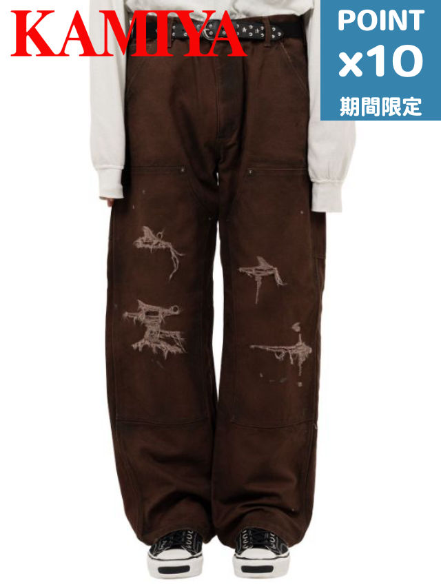 楽天市場】【中古】24AW カミヤ KAMIYA Boro Painter Pants ボロ