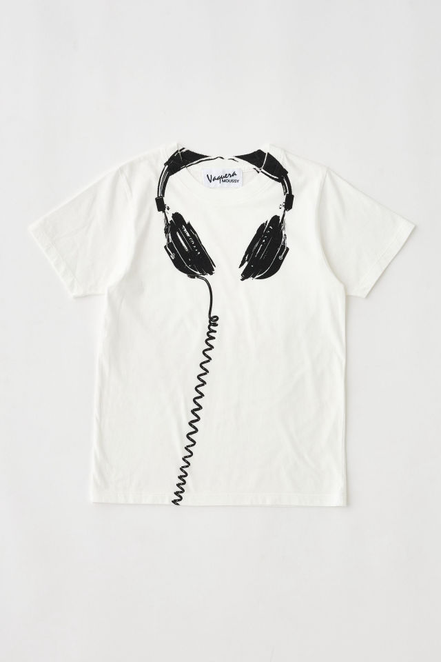 【VAQUERA × MOUSSY / ヴァケラ × マウジー】 プリントティーシャツ | VQ TROMPE L'OEIL BABY TEE （WHITE) 13,970円