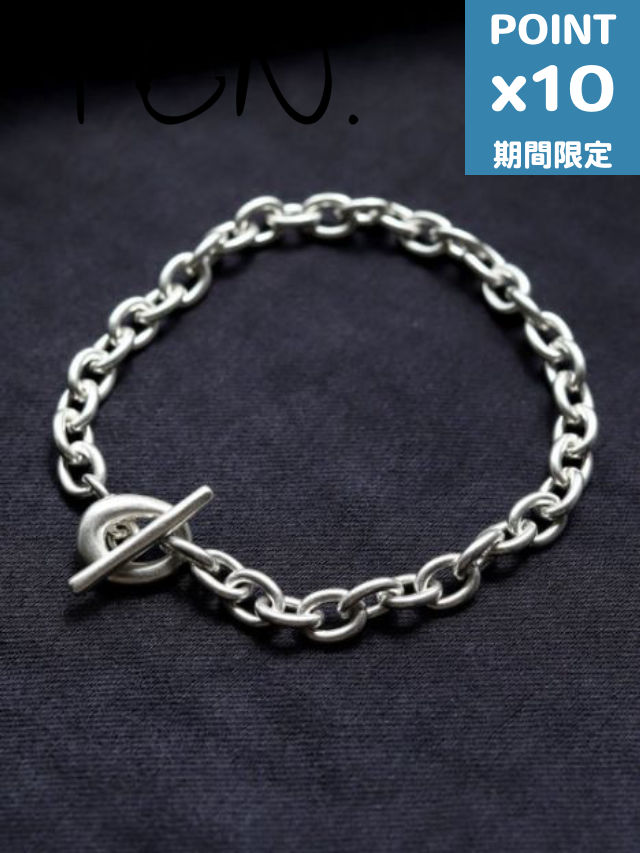 期間限定P10倍【TEN. / テン】 モノブレスレット SV (M/20cm)