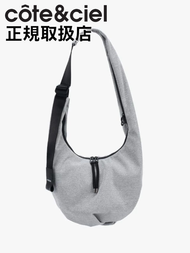 【cote&ciel / コートエシエル】 Hyco Small Woven Concrete - ハイコ スムース ショルダーバッグ 斜め掛け