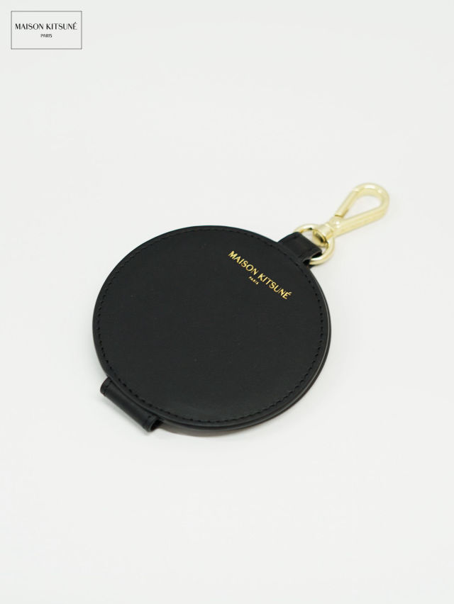 【正規品】【MAISON KITSUN・・ / メゾン キツネ】 MIRROR CHARM / ミラーチャーム (BLACK)