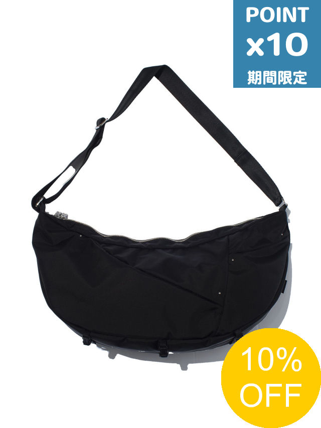 【SALE】継続期間押さえるP10倍【F/CE. / エフシーイー】 レコード盤ショルダーバッグ  /  420 re/cor SHOULDER （BLACK)