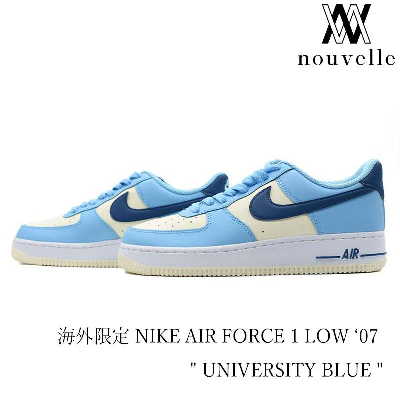 日本未入荷★【NIKE】 AIR FORCE 1 SE ユニバーシティブルー Nike Air Force 1 '07 Low University Blue for Sale