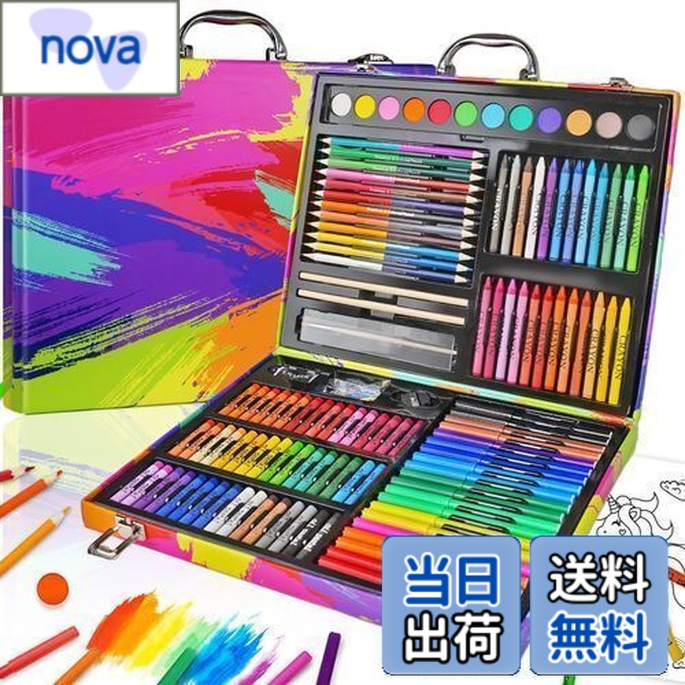 楽天市場】Okiki お絵かきセット【新登場 双頭式色鉛筆 クレヨン 184