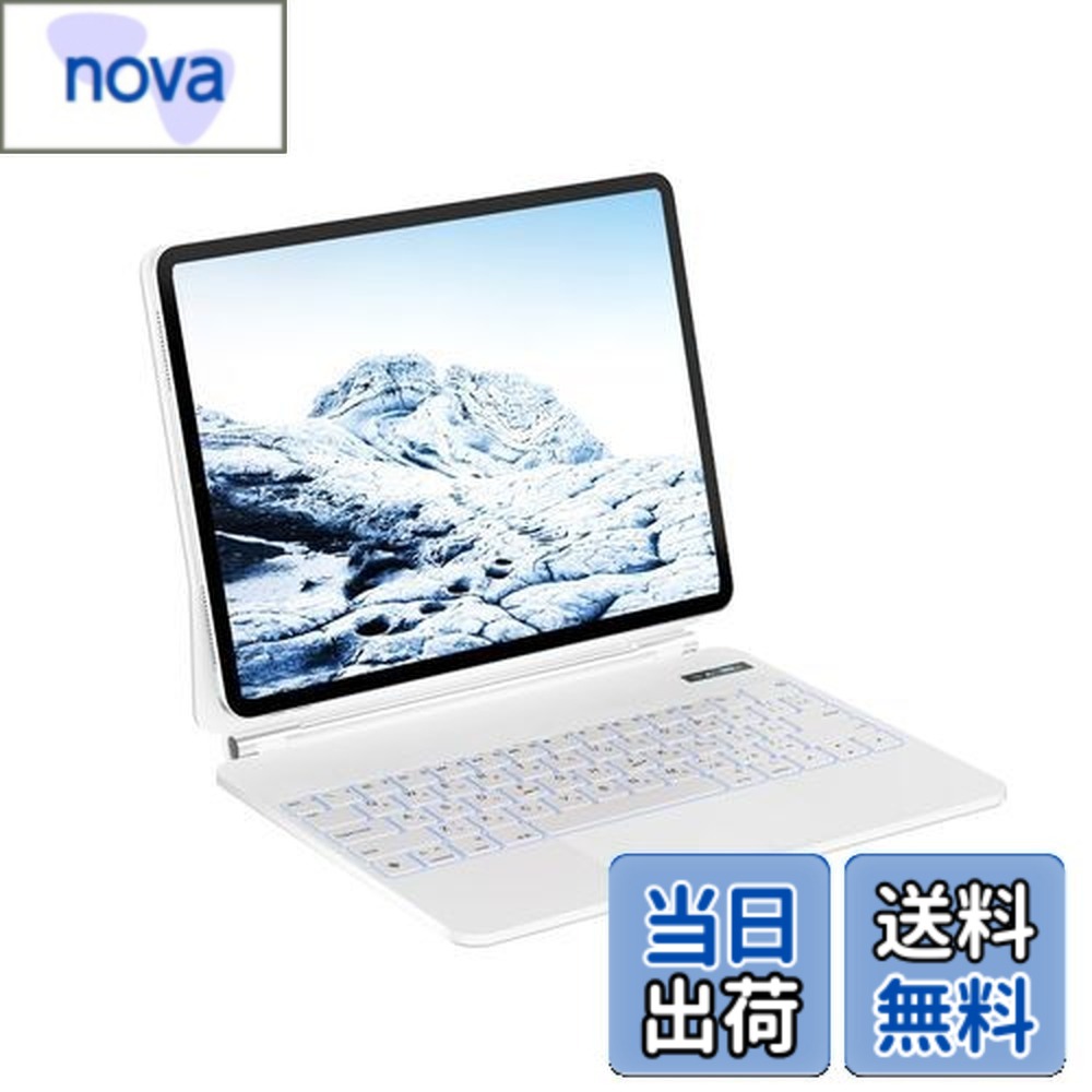 【送料無料】マジックキーボード SUKEBON iPad 11 A16 (2025)に対応 iPad 10 専用 キーボード付きケース 10.9インチ 【日本技適認証取得】iPad 第10世代(A2696 A2757 A2777)専用ケース 電量表示 トラックパッド付き スマートキーボード 日本語配列 磁気設計 角度調整 7色|nova