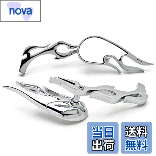 クロームフレイムカスタムリアビューミラーハーレーオートバイクルーザーチョッパ クロームフレイムカスタムリアビューミラーfor クルーザーチョッパー