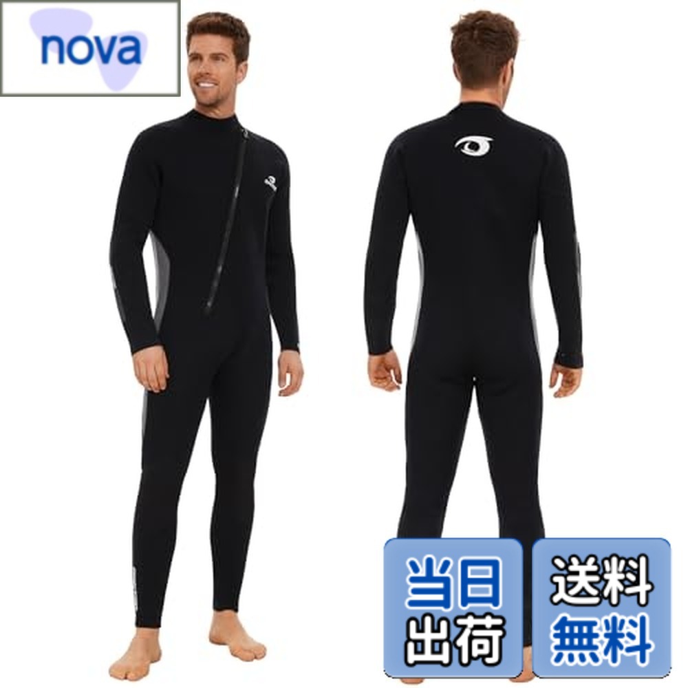 【貨物輸送無料】Owntop 情の籠もった背広 5粍 ネオプレン 盛りだくさん背広 メンズ レディース - 伸ばすこと UV取りすてる 飛び込み競技 背広 向こう正面ファスナー 保温 衣裳 水泳着 波乗り 米国海兵隊員運動競技