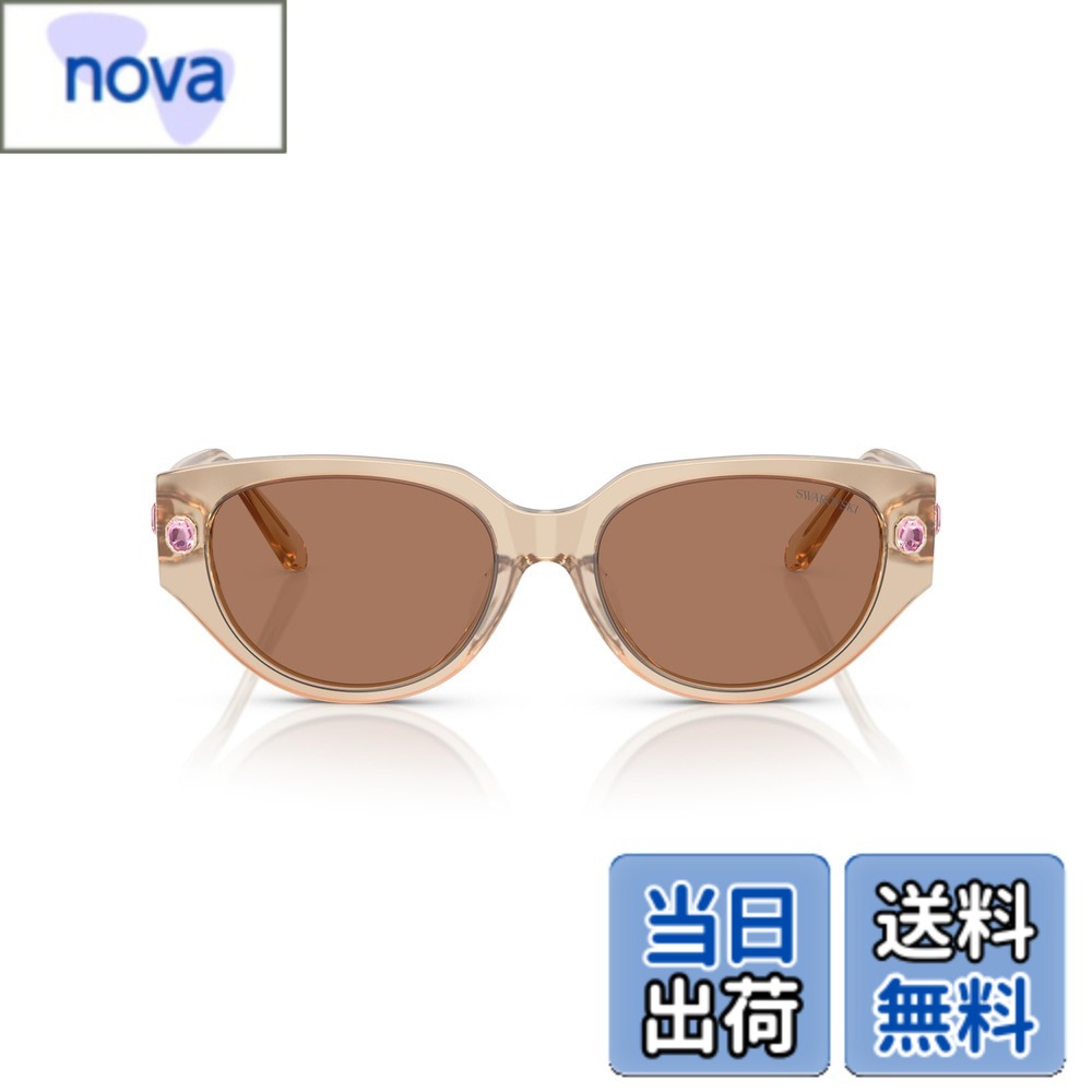 【送料無料】[Swarovski] サングラス 0SK6035D 色：MILKY BEIGE、サイズ：54