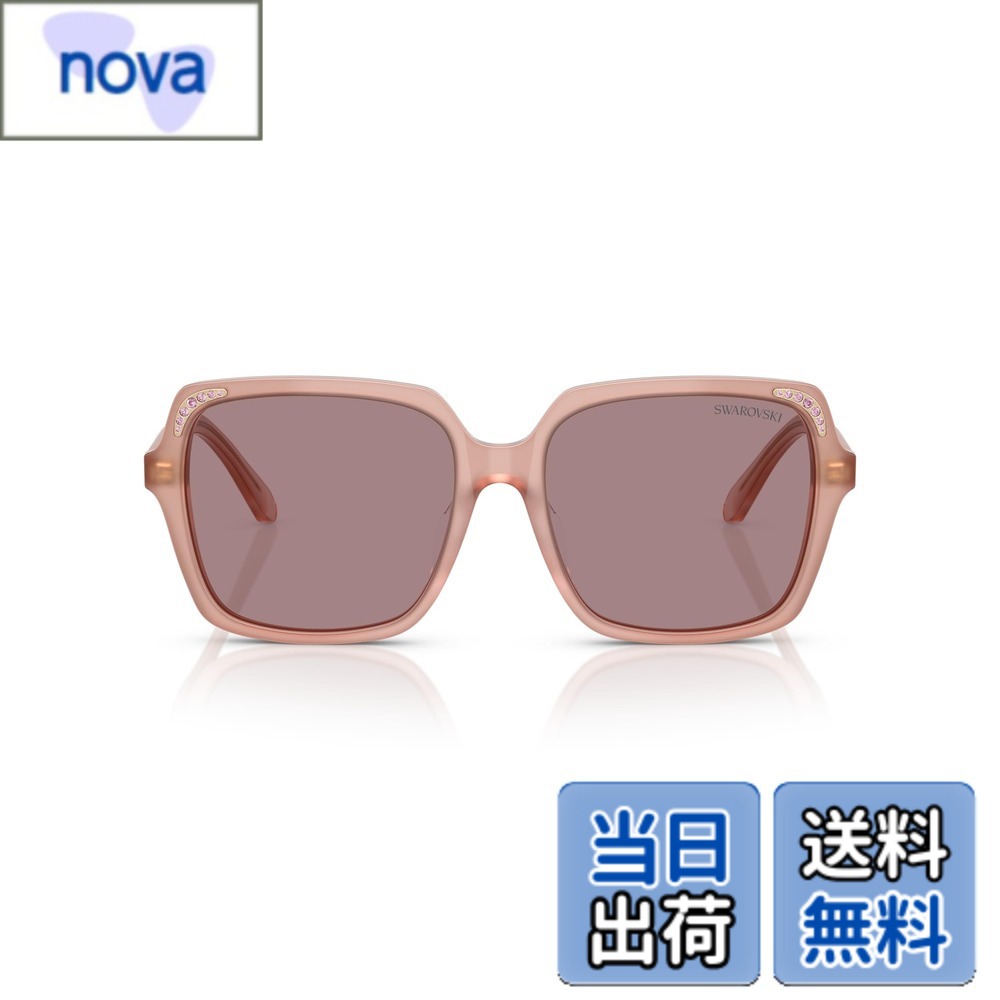 【送料無料】[Swarovski] サングラス SK6034D 色：MILKY PINK、サイズ：56｜nova