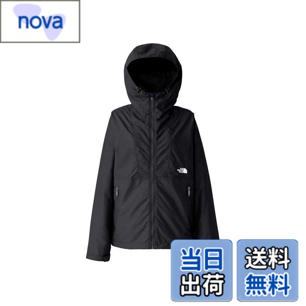 【貨物輸送無料】THE NORTH FACE(ザ・ノース・フェイス) ジャケットコンパクトジャケット レディース NPW72530レディース 色：黒いこと、大いさ：L