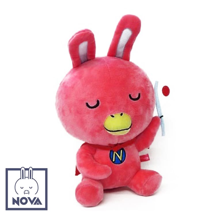 楽天市場 Novaおすすめグッズnovaうさぎぬいぐるみ Go Japan Novaうさぎのぬいぐるみにニューキャラクター が登場 日本旗を振り上げてマントを身にまとい フレーフレー 日本を応援 ウサギ ピンク Nova Onlineshop