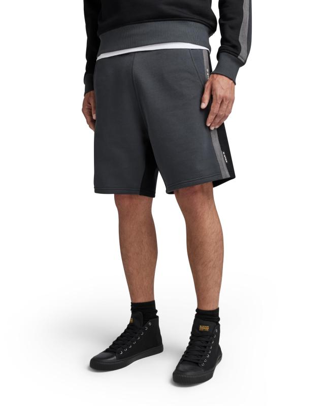 [ジースターロゥ] スウェット ショートパンツ ショーツ ハーフパンツ メンズ レギュラーフィット TAPE COLOR BLOCK SWEAT SHORTS 7,584円