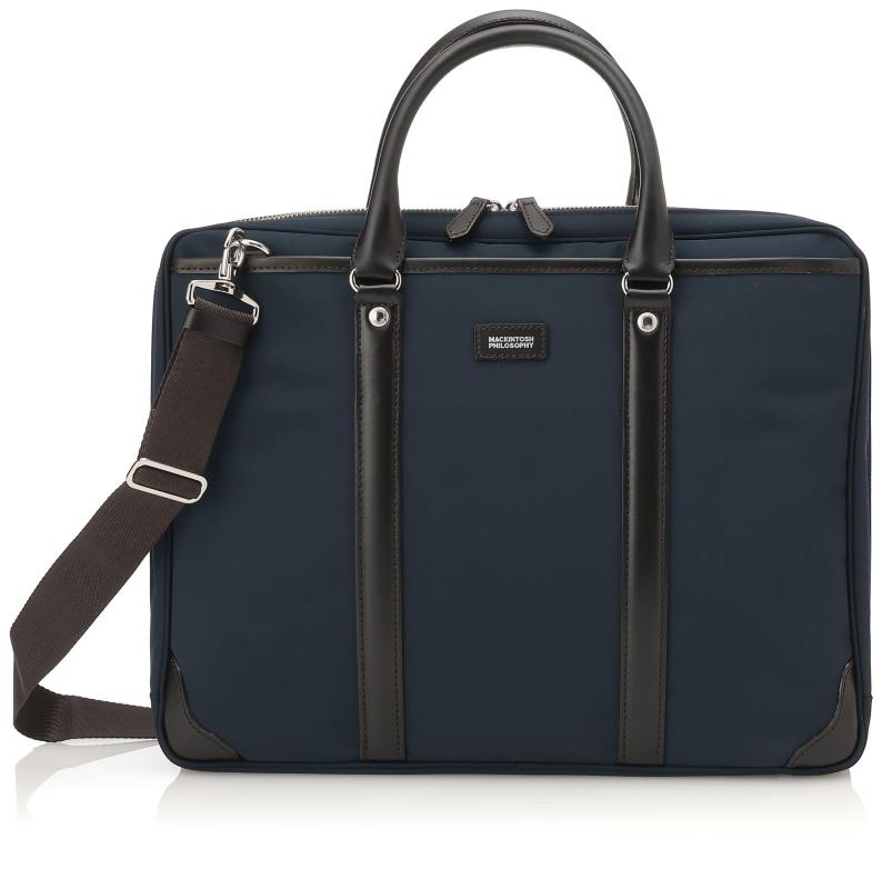 [マッキントッシュ フィロソフィー] MACKINTOSH PHILOSOPHY ビジネスバッグ バルヴェニー 54285 B4 10L 40cm テフロン加工 1気室 54285 03 (ネイビー)
