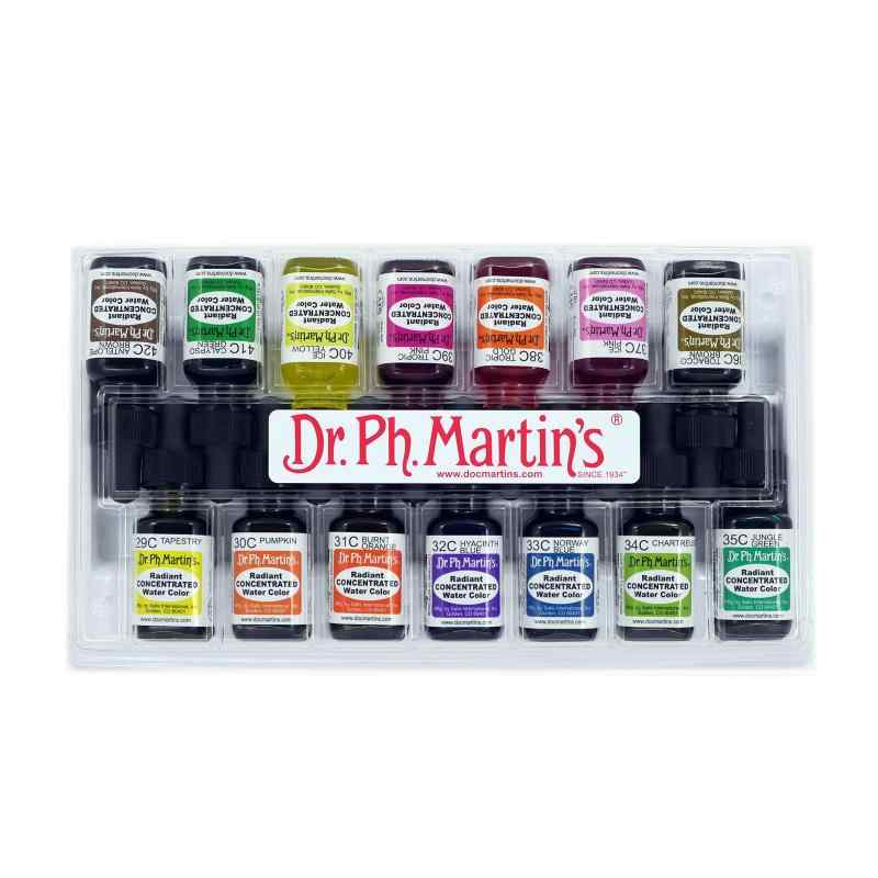 ドクターマーチンカラーインク 全色セット 楽天市場】ドクターマーチン/Dr.Ph.Martin's ウォーターカラー
