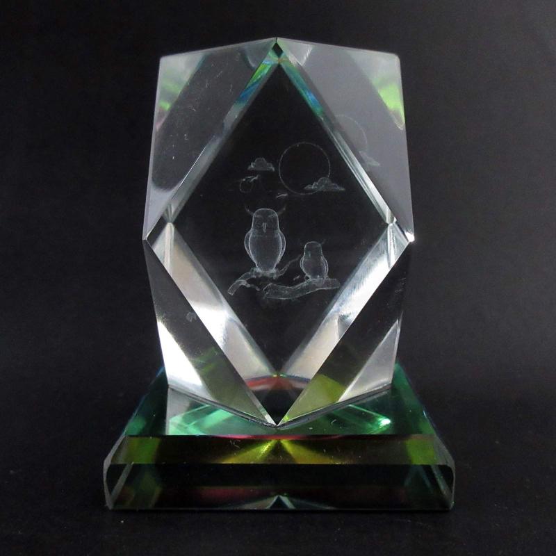 HOYAホヤ【クリスタル・オブジェ】月からの地球　宇宙の神秘eartoon HOYAホヤ【クリスタル・オブジェ】月からの地球 宇宙の神秘