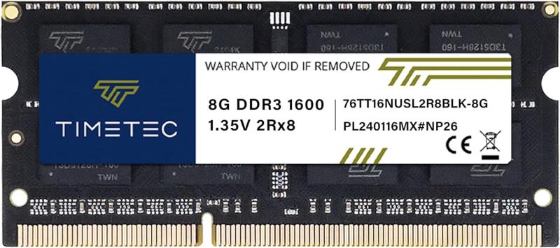 Timetec Hynix 集積回路 万覚え帳マイコン用記憶装置 DDR3L 1600 MHz マイコン3 12800 1.35v 204 Pin SODIMM Laptop memory upgrade