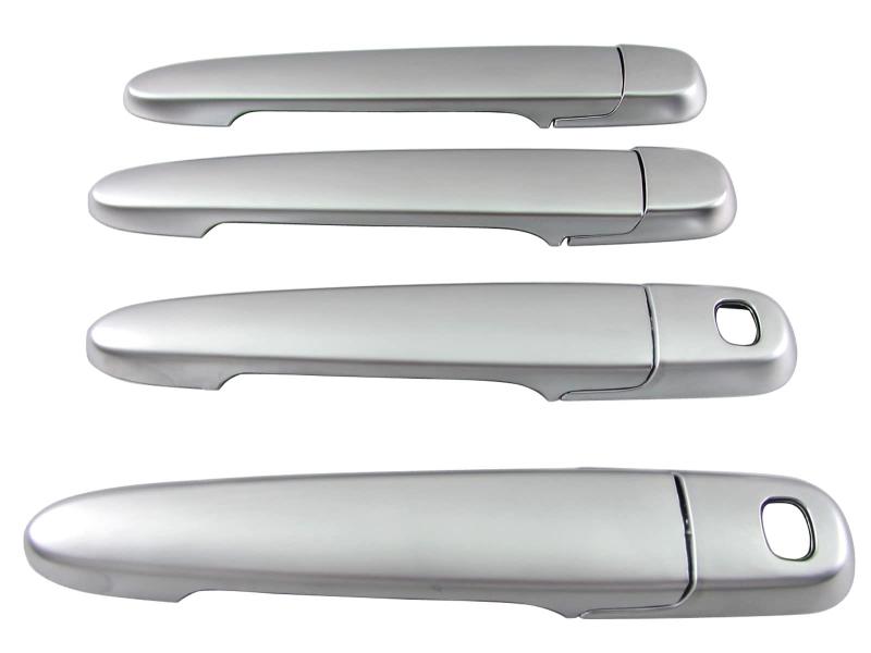 BRIGHTZ タントカスタム LA600S LA610S メッキドアハンドルカバーノブ サテンシルバー 【 DHC－NOBU－398 】 LA LA600 A600 LA610 A610 600 610 タント カスタム