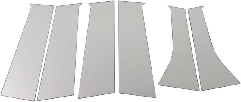 BRIGHTZ アウトランダー CW系 超鏡面メッキピラーパネルカバー バイザー無し用 8PC 【 PIL－SIL－063 】