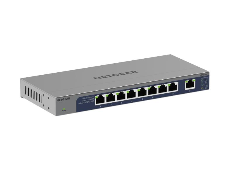 【定め事品】 サイバー空間歯車 NETGEAR スイッチングこしき 8界面 マルチギガ 10G / 5G / 2.5G / 1G / マルチギガアップリンク 金属元素筐体 リミテッドライフタイムハードウェア アンマネージスイッチ GS10